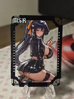 Akeno Himejima High School DxD Goddess Metal Card Serialized - Image 1