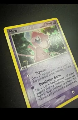 Pokemon Card 2006 - Mew Black Star Promo #40 Holo EX Condition - Image 1