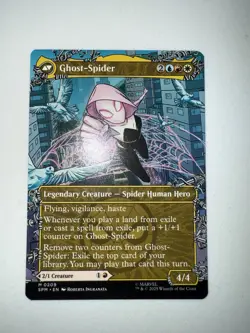 MTG Marvels Spider Man Gwen Stacy/Ghost Spider Borderless Nonfoil - Image 2