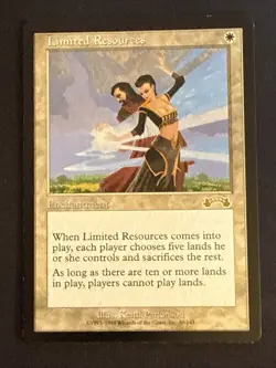 1x Limited Resources (10) Exodus LP MTG Magic the Gathering x1 MKE - Image 1