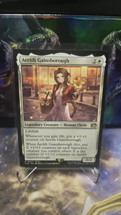 #0004 - Aerith Gainsborough - Final Fantasy - MTG - NON-FOIL - Image 1