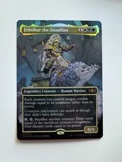 MTG ** FOIL ** Felothar the Steadfast (Borderless) - Tarkir: Dragonstorm - Image 1