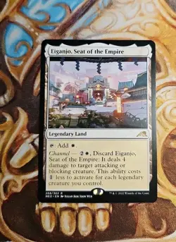 MTG 1x Eiganjo, Seat of the Empire # 268 Kamigawa: Neon Dynasty Magic the x1 NM - Image 1