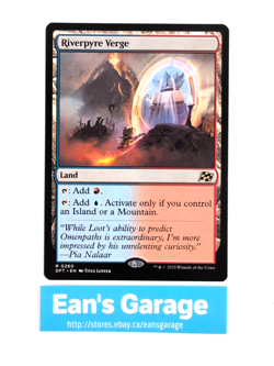 Magic The Gathering Riverpyre Verge Land 0260 DFT Aetherdrift Rare - MN - Image 1