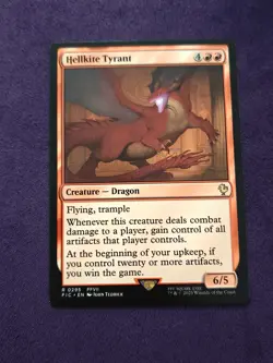 Hellkite Tyrant NM Commander: Final Fantasy 0295 MTG Regular FIC - Image 1