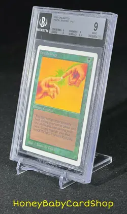 MTG Unlimited Edition 1993 Instill Energy BGS 9.0Q+ (Quad+) MINT OldSchool 93/94 - Image 3