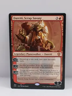Daretti, Scrap Savant 164 Non Foil Mythic Commander 2021 MTG Near Mint - Image 1