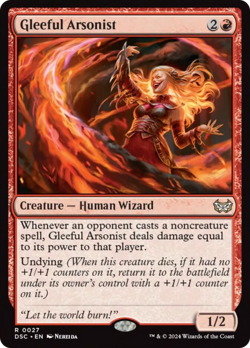 Gleeful Arsonist [Duskmourn: House of Horror Commander] Magic MTG - Image 1
