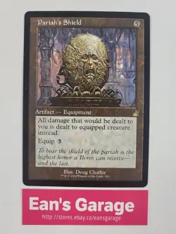 Magic the Gathering Pariah's Shield 393 Retro frame Ravnica Remastered Rare - MN - Image 1