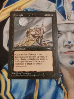 Dystopia MTG Alliances Rare Black Enchantment Near-Mint to Mint x1 GG1 - Image 2