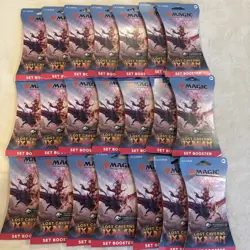 Magic The Gathering - The Lost Caverns of Ixalan Set Booster - LOT OF 21 - NEW - Image 1