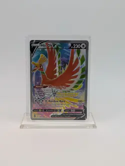 Ho-Oh V (Full Art) - 187/195 - SWSH12: Silver Tempest - Ultra Rare - Pokemon NM - Image 1