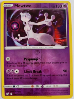 Mewtwo 059/159 Crown Zenith Pokemon TCG Reverse Holo - Image 1