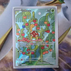 Shuckle 136/132 Pokemon Mega Evolution Illustration Rare NM - Image 1