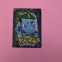 Pokemon Bulbasaur Topps Series 1 E1 of 12, 1998 - Image 1