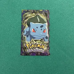 1999 Topps Pokemon Evolution Blue Bulbasaur Die Cut 1 of 12 - Image 1