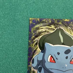 1999 Topps Pokemon Evolution Blue Bulbasaur Die Cut 1 of 12 - Image 2