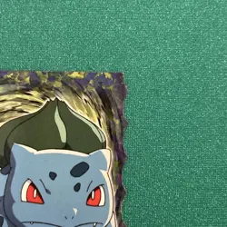 1999 Topps Pokemon Evolution Blue Bulbasaur Die Cut 1 of 12 - Image 3