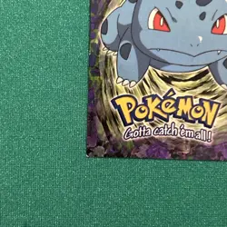 1999 Topps Pokemon Evolution Blue Bulbasaur Die Cut 1 of 12 - Image 5