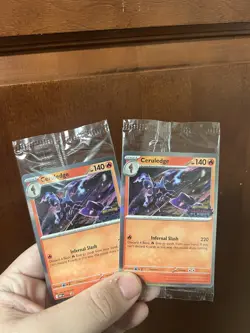 Staff Promo Sealed Pack Phantasmal Flames Pokemon TCG Flygon Zacian Ceruledge +1 - Image 1