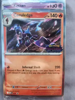 Pokemon TCG Phantasmal Flames STAFF Promos Full Set of 4 Sealed - Image 1