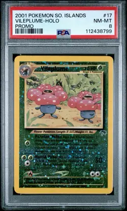 2001 Pokemon Southern Islands - Vileplume #17 ** PROMO ** PSA 8 - Image 2