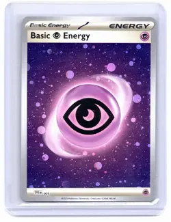 Basic Purple Psychic Energy Cosmic Holo Foil 005 Pokemon 151 English SVE - Image 1