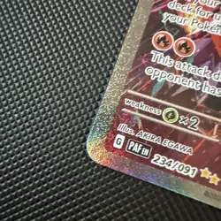 Charizard ex 234/091 Paldean Fates Holo SIR Pokemon TCG Scarlet and Violet - Image 4