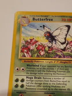 Pokemon - Jungle - Butterfree 33/64 - Uncommon LP - Image 2