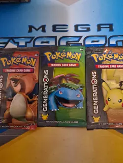 Pokemon TCG Factory Sealed Generations Booster Pack - Image 1