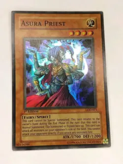 Yu-Gi-Oh! TCG Asura Priest LOD-071 Super Rare 1st Edition LP - Image 1