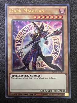 Yugioh Dark Magician DUPO-EN101 Limited Edition Ultra Rare Near Mint - Image 1
