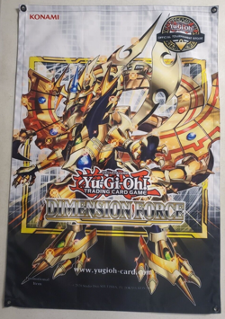 Yu-Gi-Oh! Dimension Force Set Banner 24x36 OTS Konami Free Shipping - Image 1