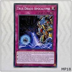 True Draco Apocalypse - MP18-EN023 - Common 1st Edition Yugioh - Image 1