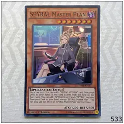 SPYRAL Master Plan - INOV-EN087 - Super Rare 1st Edition Edition Yugioh - Image 1