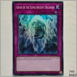 Grave of the Super Ancient Organism - RA03-EN077 - Super Rare 1st Edition Yugioh - Image 1