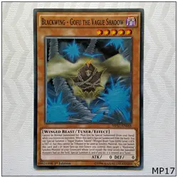 Blackwing - Gofu the Vague Shadow - MP17-EN068 - Common 1st Edition Yugioh - Image 1