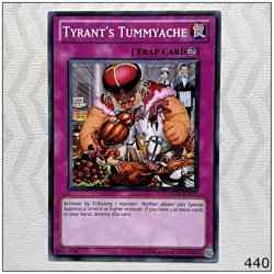 Tyrant's Tummyache - GENF-EN077 - Common Unlimited Yugioh - Image 1