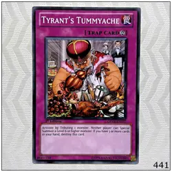 Tyrant's Tummyache - GENF-EN077 - Common 1st Edition Yugioh - Image 1