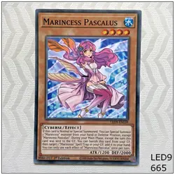 Marincess Pascalus - LED9-EN039 - Common 1st Edition Yugioh - Image 1