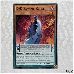 D/D Savant Kepler - DOCS-EN092 - Common 1st Edition Yugioh - Image 1