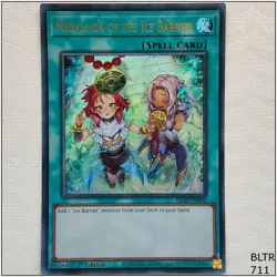 Medallion of the Ice Barrier Alternate Art - BLTR-EN098 - Ultra Rare 1st Yugioh - Image 1
