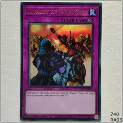 Rivalry of Warlords - RA03-EN075 - Ultra Rare 1st Edition Yugioh - Image 1