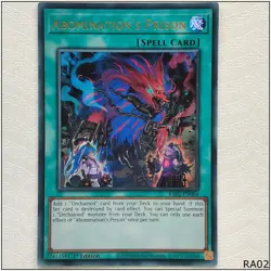 Abomination's Prison - RA02-EN064 - Yugioh - Image 1