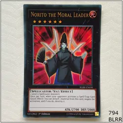 Norito the Moral Leader - BLRR-EN058 - Ultra Rare 1st Edition Yugioh - Image 1
