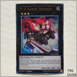 M-X-Saber Invoker - DUSA-EN095 - Ultra Rare 1st Edition Yugioh - Image 1