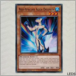 Neo-Spacian Aqua Dolphin - LED6-EN018 - Common 1st Edition Yugioh - Image 1