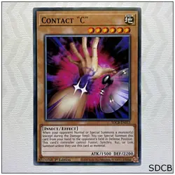Contact "C" - SDCB-EN013 - Common 1st Edition Yugioh - Image 1