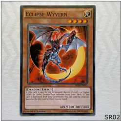 Eclipse Wyvern - SR02-EN015 - Common 1st Edition Yugioh - Image 1