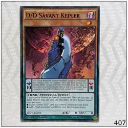 D/D Savant Kepler - DOCS-EN092 - Common 1st Edition Yugioh - Image 1